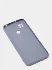 Синий меланж чехол с защитой камеры и бархатом внутри для XIAOMI REDMI 9C