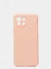 Пудровый чехол Xiaomi Mi 11 Lite c защитой камеры и бархатом внутри