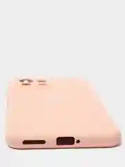 Пудровый чехол Xiaomi Mi 11 Lite c защитой камеры и бархатом внутри
