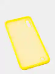 Желтый чехол с бархатом внутри для Samsung A10