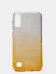 Светло-жёлтый чехол блестящий  SAMSUNG A10