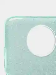 Бирюзовый чехол блестящий Xiaomi Redmi Note 9T