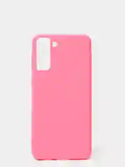 Фуксия чехол с бархатом внутри для Samsung S21 PLUS / S21+