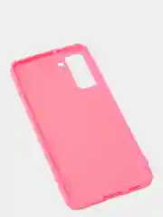 Фуксия чехол с бархатом внутри для Samsung S21 PLUS / S21+