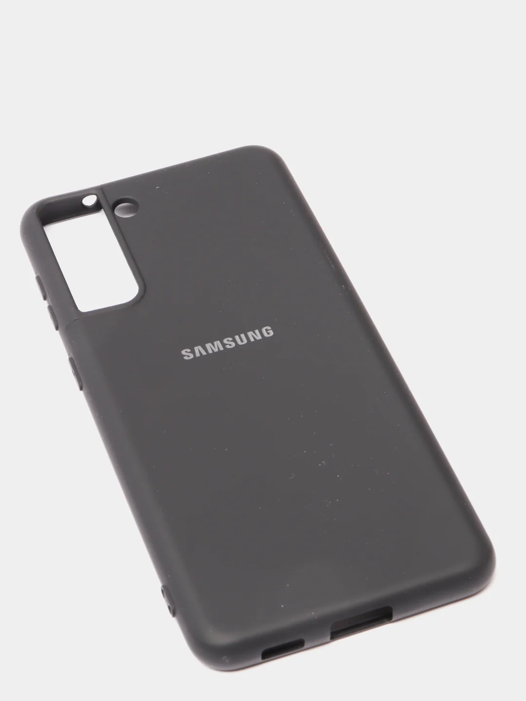 Черный чехол с бархатом внутри для Samsung S21 PLUS / S21+