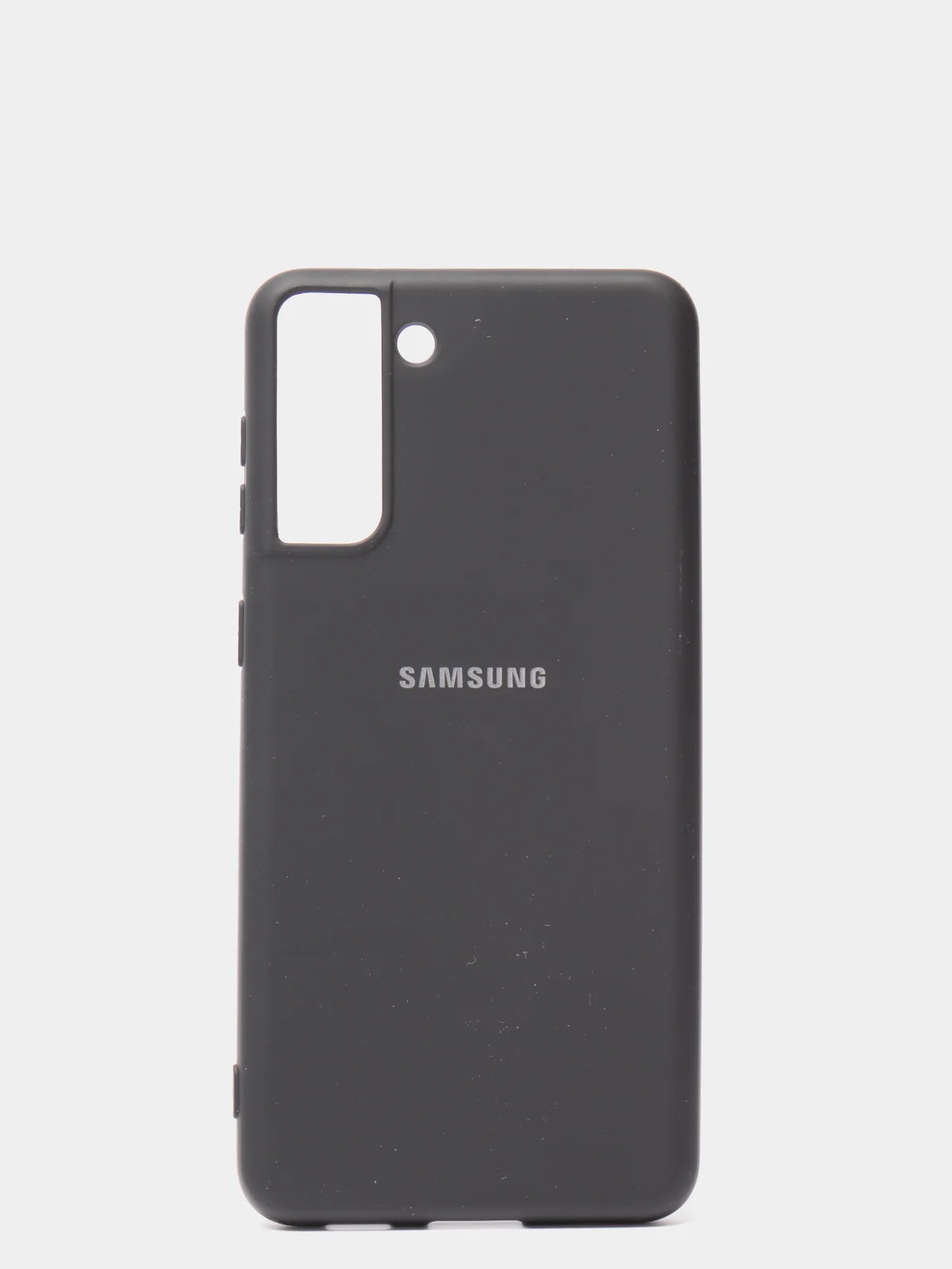 Черный чехол с бархатом внутри для Samsung S21 PLUS / S21+