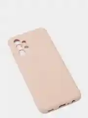 Бежевый чехол для Samsung A32, с бархатом внутри