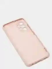 Бежевый чехол для Samsung A32, с бархатом внутри