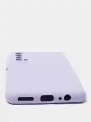 Лавандовый чехол с бархатом внутри для Huawei P SMART 2021