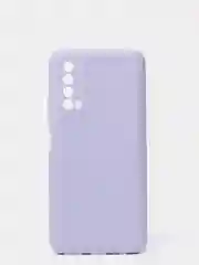 Лавандовый чехол с бархатом внутри для Huawei P SMART 2021
