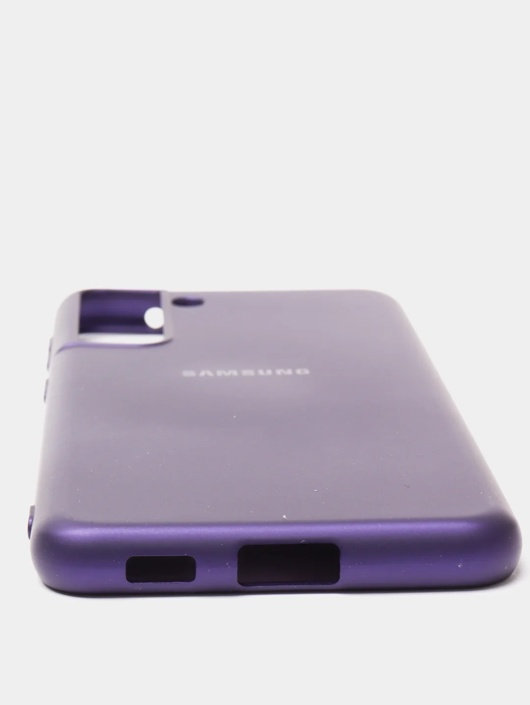 Фиолетовый чехол с бархатом внутри для Samsung S21 PLUS / S21+