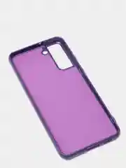 Фиолетовый чехол с бархатом внутри для Samsung S21 PLUS / S21+