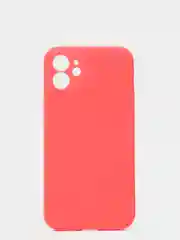 Красный чехол с бархатом внутри и вырезами под защиты камеры для iPhone 12