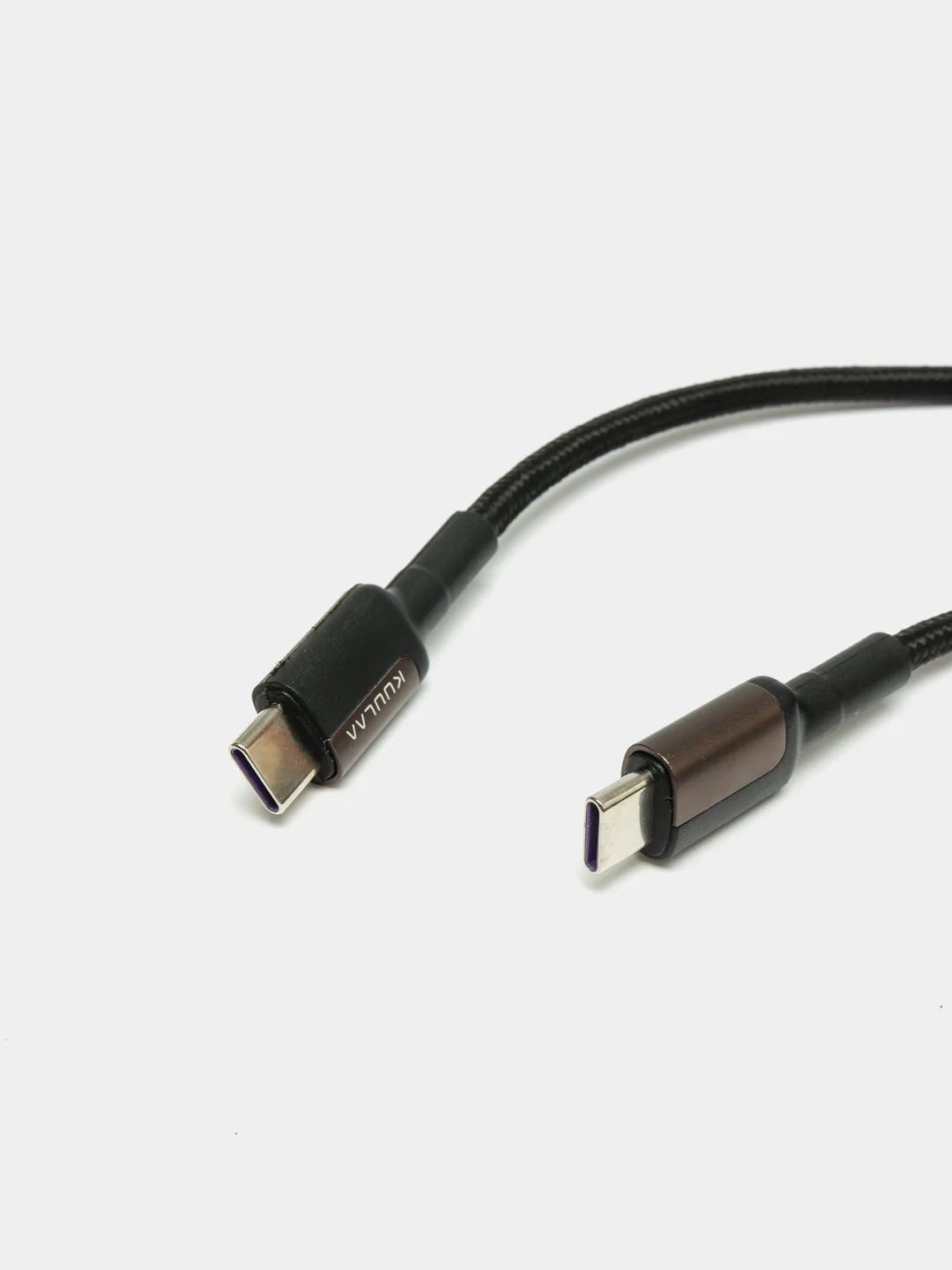 Черный кабель быстрой зарядки для ноутбуков Type-C=Type-C 60w QC4.0 /PD