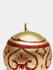 Золотой набор из 2 Новогодних свечей