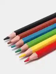Карандаши цветные пластиковые Brauberg Premium, 6 цветов, шестигранные