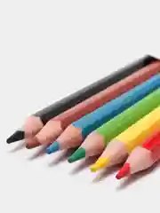Карандаши цветные пластиковые Brauberg Premium, 6 цветов, шестигранные