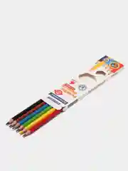 Карандаши цветные пластиковые Brauberg Premium, 6 цветов, шестигранные