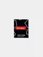 Значок на одежду "Senpai", пин на булавке деревянный