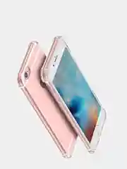 Чехол с защитой для iPhone (Айфон) 6s, 7, 8 Plus, SE, 20, X, XS, XR, 11 Pro Max, 12 Mini, 13, 14, прозрачный