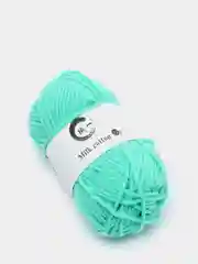 Зеленый пряжа детская хлопковая "Milk cotton", 25 г