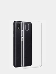 Чехол Samsung Galaxy A01 Core, Самсунг Галакси А01 Кор, прозрачный, силиконовый