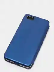 Синий чехол книжка Honor 7A, 7A Prime, 7S, Huawei Y5 2018, Y5 Lite, Y5 Prime, Хонор 7А Прайм