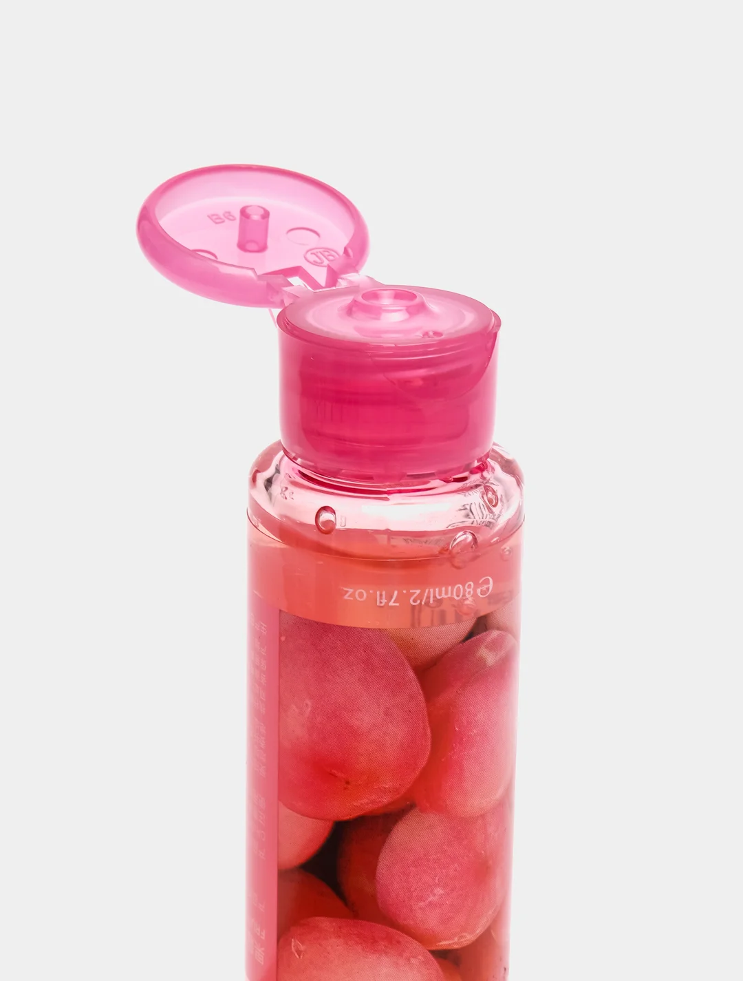 Розовый съедобная гель-смазка, лубрикант Fruits Fun на водной основе для орального секса, 80 мл