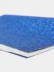 Синий кожзам с мелкими блестками, 20 х 30 см