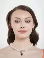 Молочный ожерелье женское чокер, с жемчугом, 3 вида