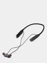 Черный беспроводные наушники-вкладыши в чехле / Bluetooth наушники для спорта / Блютуз гарнитура