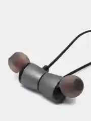 Черный беспроводные наушники-вкладыши в чехле / Bluetooth наушники для спорта / Блютуз гарнитура