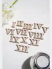 Цифры для часов римские и арабские, из дерева