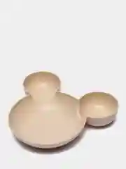 Белый тарелка Микки Маус