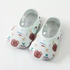 Мятный детские носки-пинетки нескользящие