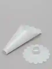 Белый салфетница "Листок"