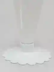 Белый салфетница "Листок"