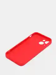 Красный чехол iPhone 11 14 13 12 Pro Mini Plus XR 7 8 SE 2020 силиконовый (Айфон ХР Про Мини Плюс)