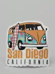 Стикеры California (Калифорния), 50 штук (наклейки лето, серфинг, путешествие, америка)
