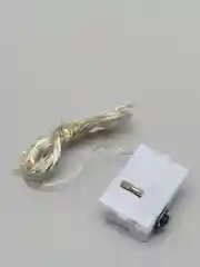 Белый светодиодная гирлянда на батарейках