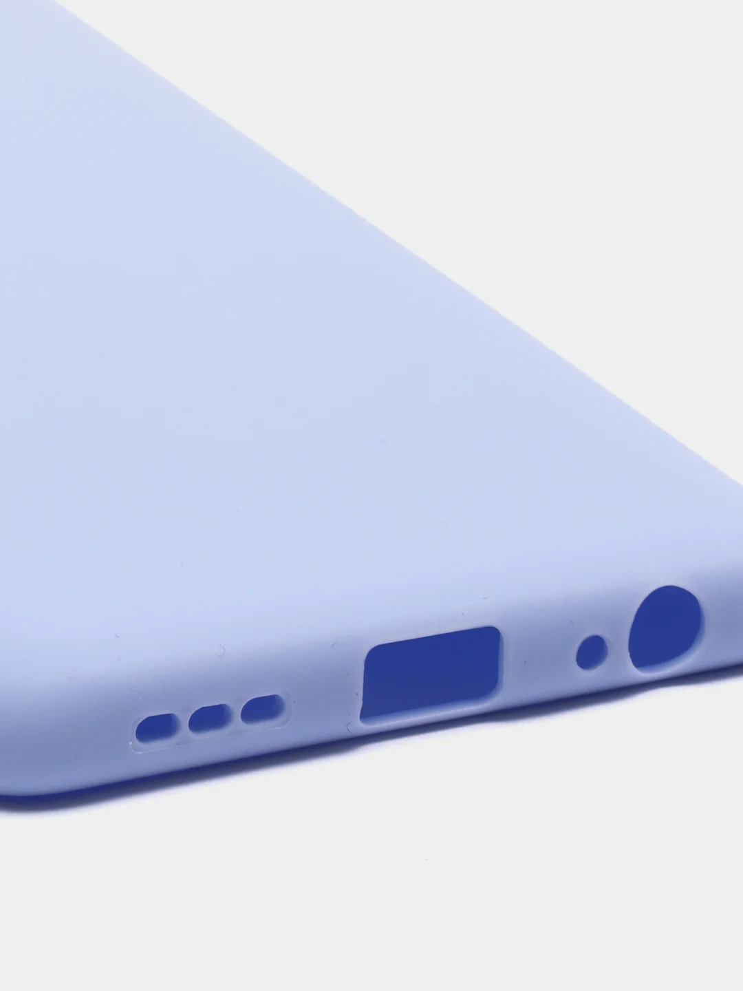 Голубой чехол силиконовый для Xiaomi Redmi 9T Note 7 8 10 Pro Max 10S