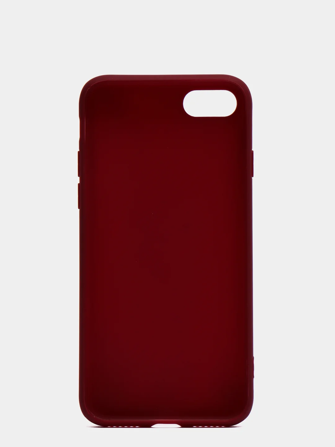 Бордовый чехол силиконовый на iPhone 5, 5s, 6, 6s, 7, 8, SE 2020, X, XR, XS Max, 12 14 Pro, 13 mini