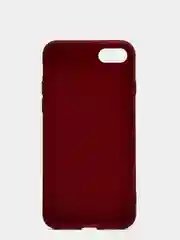 Бордовый чехол силиконовый на iPhone 5, 5s, 6, 6s, 7, 8, SE 2020, X, XR, XS Max, 12 14 Pro, 13 mini