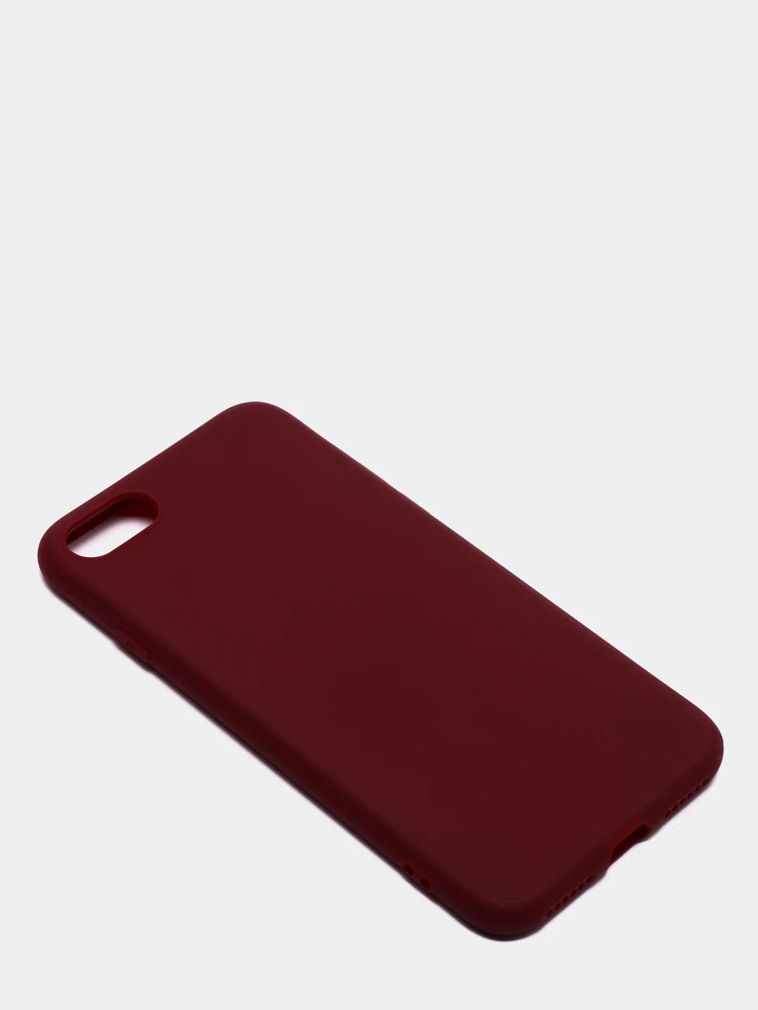 Бордовый чехол силиконовый на iPhone 5, 5s, 6, 6s, 7, 8, SE 2020, X, XR, XS Max, 12 14 Pro, 13 mini