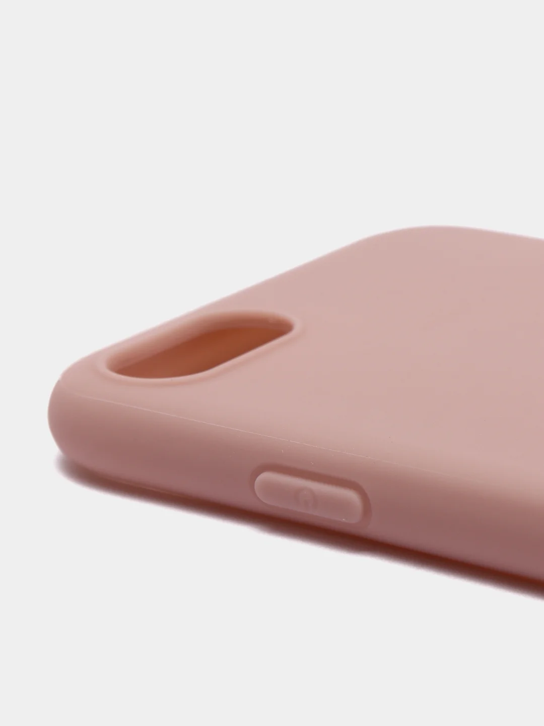 Бежевый чехол силиконовый на iPhone 5, 5s, 6, 6s, 7, 8, SE 2020, X, XR, XS Max, 12 14 Pro, 13 mini