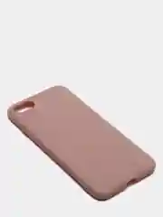 Бежевый чехол силиконовый на iPhone 5, 5s, 6, 6s, 7, 8, SE 2020, X, XR, XS Max, 12 14 Pro, 13 mini