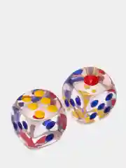 Прозрачный игральные кости, кубики для настольных игр 14 и 16 мм