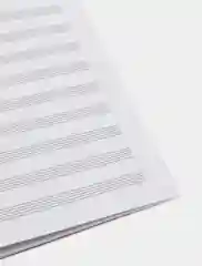 Бордовый тетрадь для нот / нотная, 12 листов, А4 вертикальная, музыкальная школа