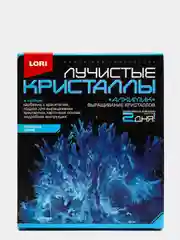 Синий набор для выращивания кристаллов Lori "Лучистые Кристаллы"/Набор для опытов