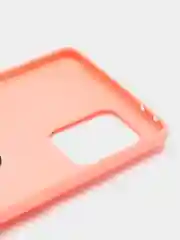 Коралловый чехол Samsung Galaxy S10 Lite, Самсунг Галакси С10 Лайт силиконовый с кольцом-держателем
